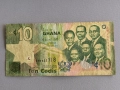 Банкнота - Гана - 10 седи | 2010г., снимка 1