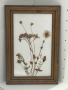 Дървена картина със сухи цветя, снимка 1 - Картини - 44798656