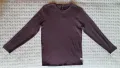 Тъмнолилава блуза с дълги ръкави , снимка 1