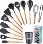 2776Силиконови кухненски прибори 12бр с поставка, снимка 10