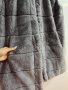 Марков дълъг пухен топъл елек с джобове в светло сиво, снимка 3