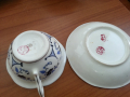 Стар  руски порцеланов сервиз за кафе фин порцелан, снимка 16