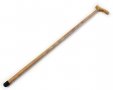 Дървен бастун с удобна дръжка - класически