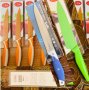  Универсални ножове,закалена неръждаема стомана,гумирана дръжка,подарък нож за хляб към к-та, снимка 1 - Прибори за хранене, готвене и сервиране - 40300162