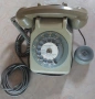 Ретро френски телефон с шайба, снимка 1