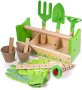 Нов комплект дървени играчки градински инструменти деца подарък, снимка 1
