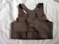 HKMX дамско спортно бюстиe р-р S в сив цвят; с подплънки, снимка 7
