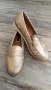 Ежедневни Красиви Дамски Обувки с Напукан Златен Ефект Мека Материя , снимка 1