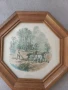 Старинна  картина  с дървена рамка, снимка 7