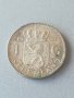 1 Гулден 1965. Сребро. Нидерландия. Сребърна монета. Холандия 