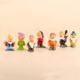 Седемте джуджета на Снежанка пластмасови фигурки за игра и украса на торта играчки