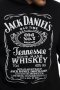 Нов мъжки черен суичър с трансферен печат JACK DANIELS (Джак Даниелс), снимка 8