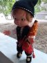 Стара гумена кукла в носия с гайда , снимка 4
