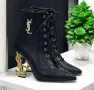 YSL дамски боти на ток Yves Saint Laurent , снимка 2