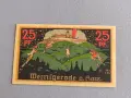 Банкнота - Германия - 25 пфенига(Вернигероде) | 1920г., снимка 2