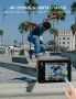 Екшън камера Apexcam X80 Pro 4K60FPS 48MP Ultra HD WiFi, с двоен сензорен екран, EIS 20MP 40M , снимка 4