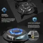 Газов котлон за вграждане TopStrong, 4 горелки, 8060W, Черно стъкло, снимка 5