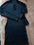 Черна рокля до колене , снимка 1 - Рокли - 38975417