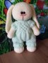 Плетена играчка Заек-Беби, Плетени, ръчно изработени, прекрасен подарък, снимка 3
