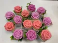 Цветя изработени с глицеринов ароматен сапун , снимка 4