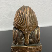 Метален бюст на Тутанкамон. №4737, снимка 6 - Колекции - 42892017