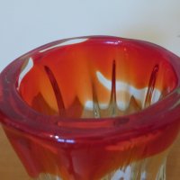 Стъклена ваза Мурано, снимка 7 - Вази - 42093573