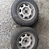 Продавам 2 бр.зимни гуми с джанти за Голф2,3 Венто,Пасат, снимка 4 - Гуми и джанти - 30551995