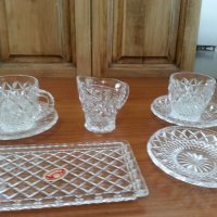 Кристални чаши  за кафе чай Бохемия, снимка 1 - Антикварни и старинни предмети - 33760770
