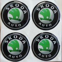 Стикери на Шкода Shkoda за джанти и тасове. Налични са и за други марки автомобили. Фолксваген БМВ М, снимка 1 - Аксесоари и консумативи - 38062898