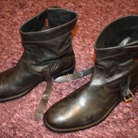 BELSTAFF Men's Leather Boots 46, снимка 4 - Мъжки боти - 34407955