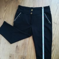 Нов Черен 3/4 панталон, снимка 4 - Панталони - 29509152
