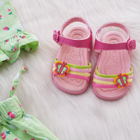 Бебешки комплект "Черешки" 9-12месеца и сандали №16, снимка 18 - Комплекти за бебе - 44815583