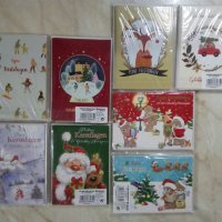 Нови Коледни картички с пликове., снимка 12 - Декорация за дома - 38752146