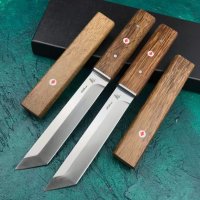 Висок клас японски ТАНТО нож KIBU JP06 WOOD, Стомана D2,HRC 58-60 , снимка 4 - Ножове - 40866337