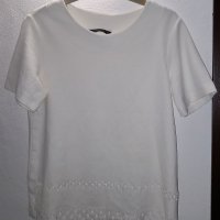 Дантелна дамска тениска Defacto, снимка 1 - Тениски - 40486794