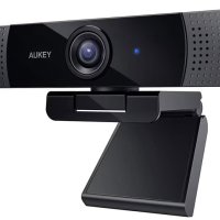 Уеб камера AUKEY  1080P Full HD with Stereo Microphone, снимка 1 - Камери - 43602106