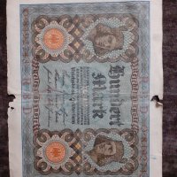 100 марки Германия 1920, снимка 2 - Нумизматика и бонистика - 29999975