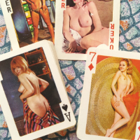 Royal Flushes стари карти с еротични модели, снимка 3 - Карти за игра - 44640811