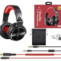 Професионални слушалки Hi-res OneOdio Studio Pro 10 Red/Black, 20 Hz-40 KHz, 32 Ом, 1600 mw, снимка 6 - Слушалки и портативни колонки - 42485040