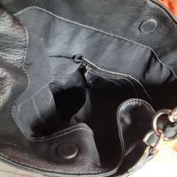 DECADENT чанта,тип торба черна Естествена кожа , снимка 18 - Чанти - 40820688