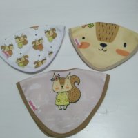 Нов бебешки комплект от 3 бр. бандани, снимка 5 - Комплекти за бебе - 44145558