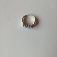 Сребърен пръстен с цирконий - 925 сребро, снимка 3 - Пръстени - 30723766