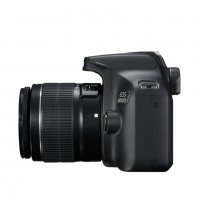 Огледално-рефлексен фотоапарат, Canon EOS 4000D, black + EF-s 18-55 mm DC III, снимка 3 - Фотоапарати - 38523405