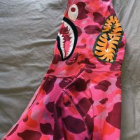 Суичър (блуза с качулка) Bape A Bathing Ape Pink Camo M L XL 2XL розов, снимка 12 - Суичъри - 36744454