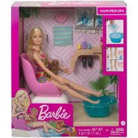 Кукла Барби в салон за красота, снимка 3 - Кукли - 38463999