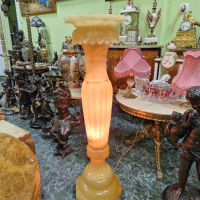 Превъзходна изключително красива антикварна светеща каменна колона , снимка 3 - Антикварни и старинни предмети - 44667174