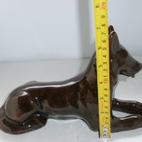 стара керамична  фигура  - куче, снимка 9 - Декорация за дома - 42642542