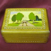 50-те Дървена Кутия за Бижута, снимка 10 - Антикварни и старинни предмети - 31860108
