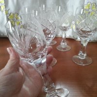 Кристални чаши , снимка 3 - Антикварни и старинни предмети - 42135920