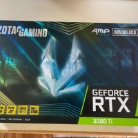 Чисто нови видеокарта ZOTAC GAMING GeForce RTX 3080 Ti AMP!, снимка 1 - Видеокарти - 34900502